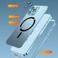 Magnetische opladen Aluminium Metal Bumper Matte Case Cover voor iPhone