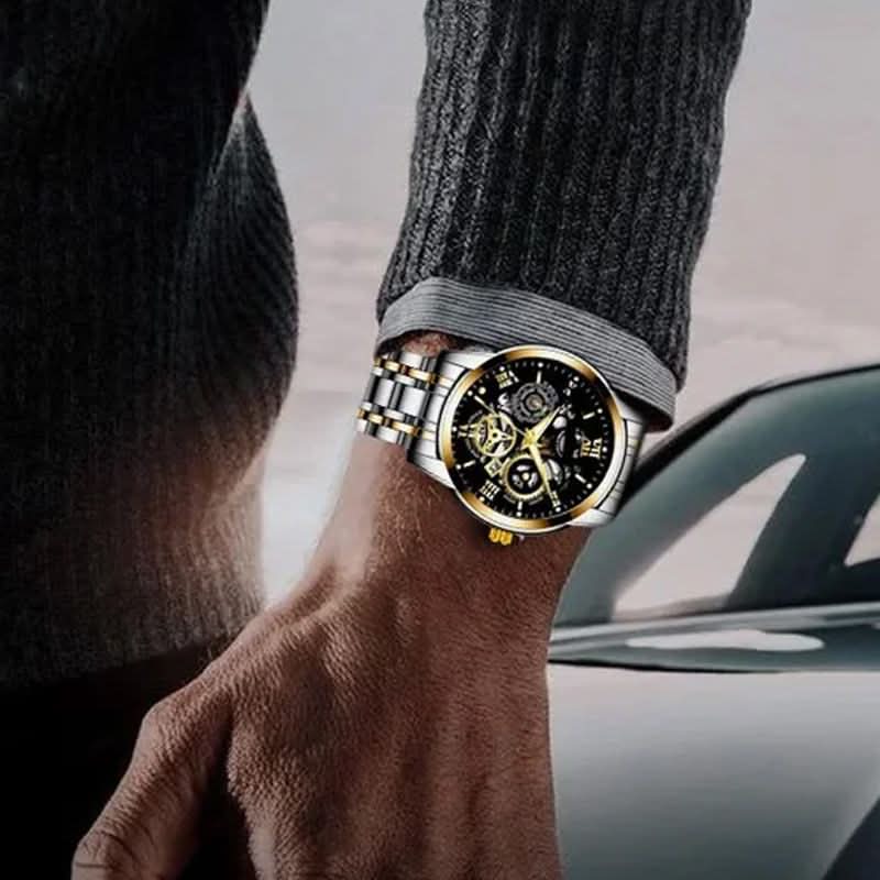 🔥50% korting! Waterdicht automatisch mechanisch herenhorloge met Romeins skelet⌚⚙️