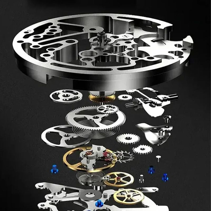 🔥50% korting!💖Japanse Mechanische Herenhorloge⌚Waterdicht, Romeinse Cijfers & Automatisch Uurwerk⚙️