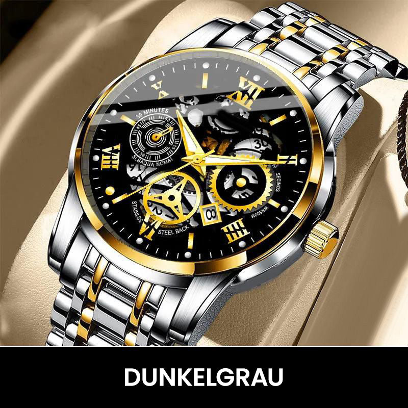 🔥50% korting!💖Japanse Mechanische Herenhorloge⌚Waterdicht, Romeinse Cijfers & Automatisch Uurwerk⚙️