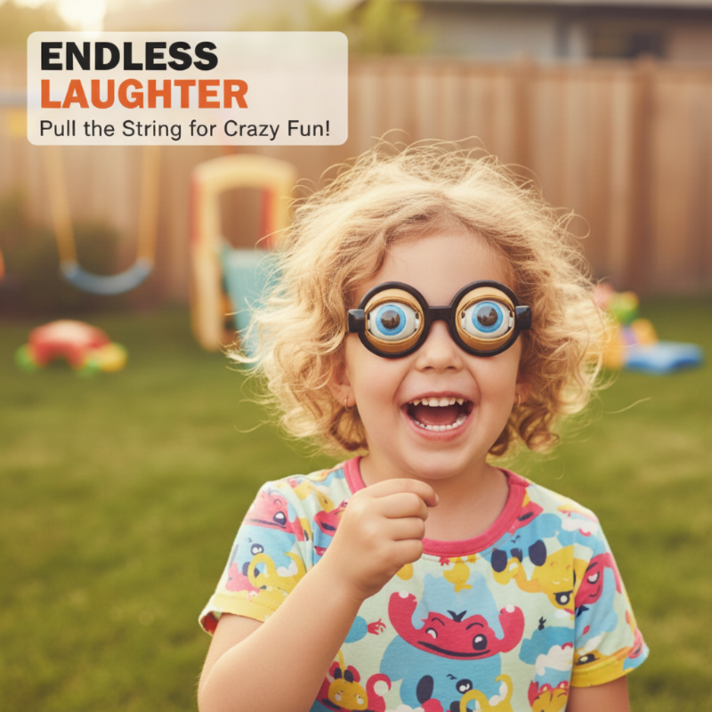 🔥KERSTUITVERKOOP 50% KORTING!!🏆Flash Sale💥Grappige bril met knipogend oogmechanisme🥸