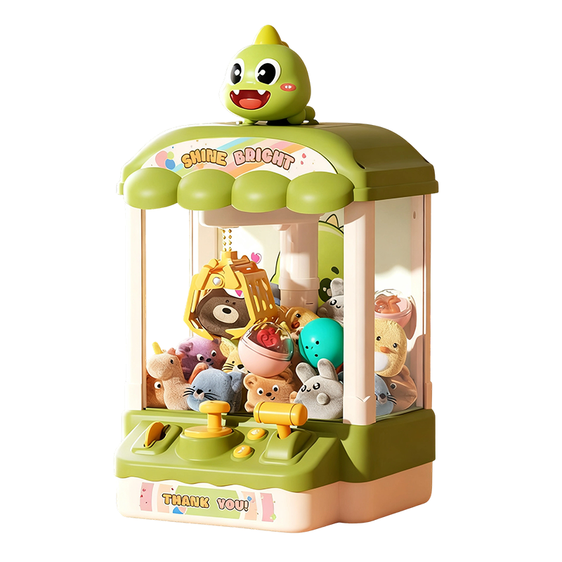 🐾 Schattige Dieren Klauwmachine voor Kinderen 🎉nclusief Knuffels & Capsulespeelgoed – Urenlang Speelplezier! 🧸✈️Gratis verzending