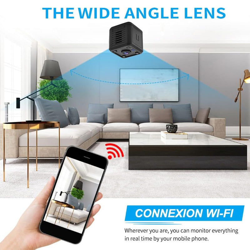 🎉Nieuwjaars Cadeau 45% KORTING!🚨1080P HD Mini Bewakingscamera (Magnetische Montage + Nachtzicht) – Bewegingsdetectie & Wireless: 24/7 Bewakingsveiligheid Zonder Boren!