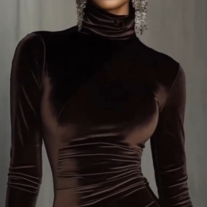 🎅 50% KORTING✨Elegante asymmetrische jurk met kant voor dames