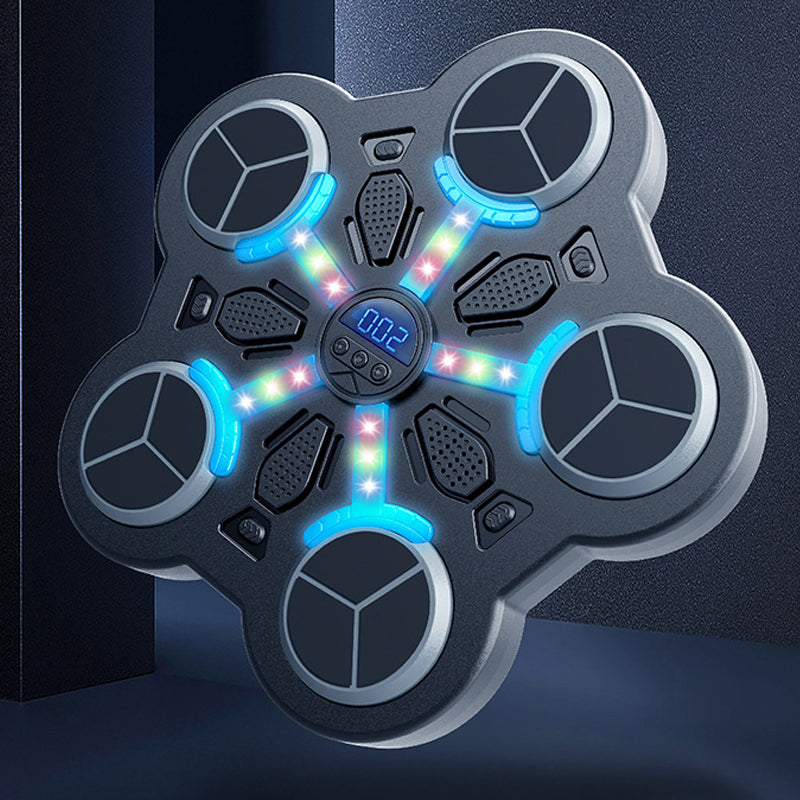 🥊 NU 52% KORTING! Bluetooth Muziekboksmachine voor Kinderen – Met LED-lichten, 3 Snelheden & Veilig Opblaasbaar Ontwerp 🎵