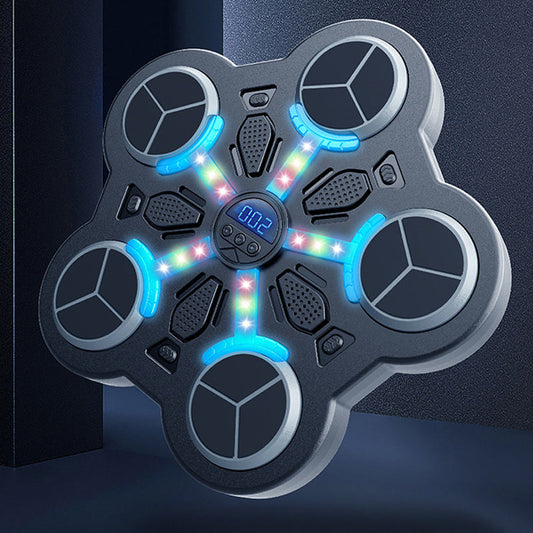 🥊 NU 52% KORTING! Bluetooth Muziekboksmachine voor Kinderen – Met LED-lichten, 3 Snelheden & Veilig Opblaasbaar Ontwerp 🎵