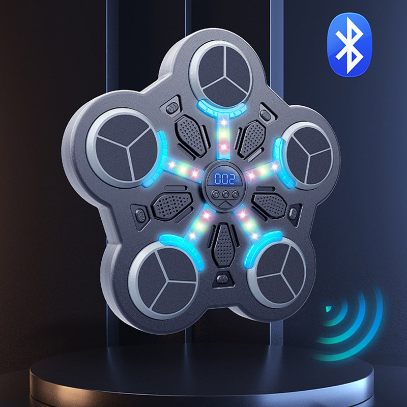 🥊 NU 52% KORTING! Bluetooth Muziekboksmachine voor Kinderen – Met LED-lichten, 3 Snelheden & Veilig Opblaasbaar Ontwerp 🎵