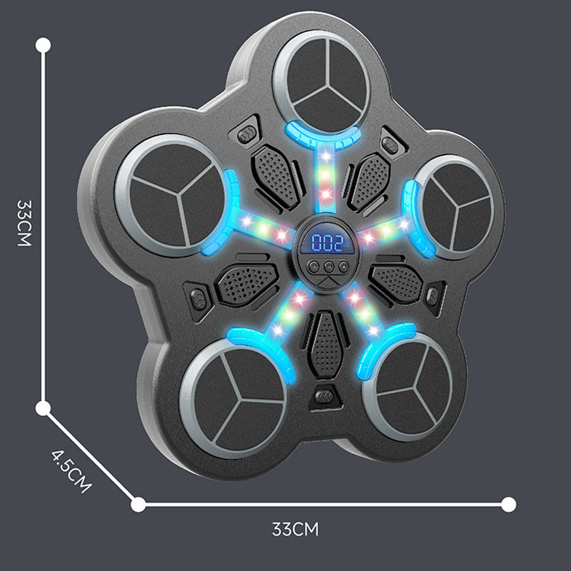 🥊 NU 52% KORTING! Bluetooth Muziekboksmachine voor Kinderen – Met LED-lichten, 3 Snelheden & Veilig Opblaasbaar Ontwerp 🎵