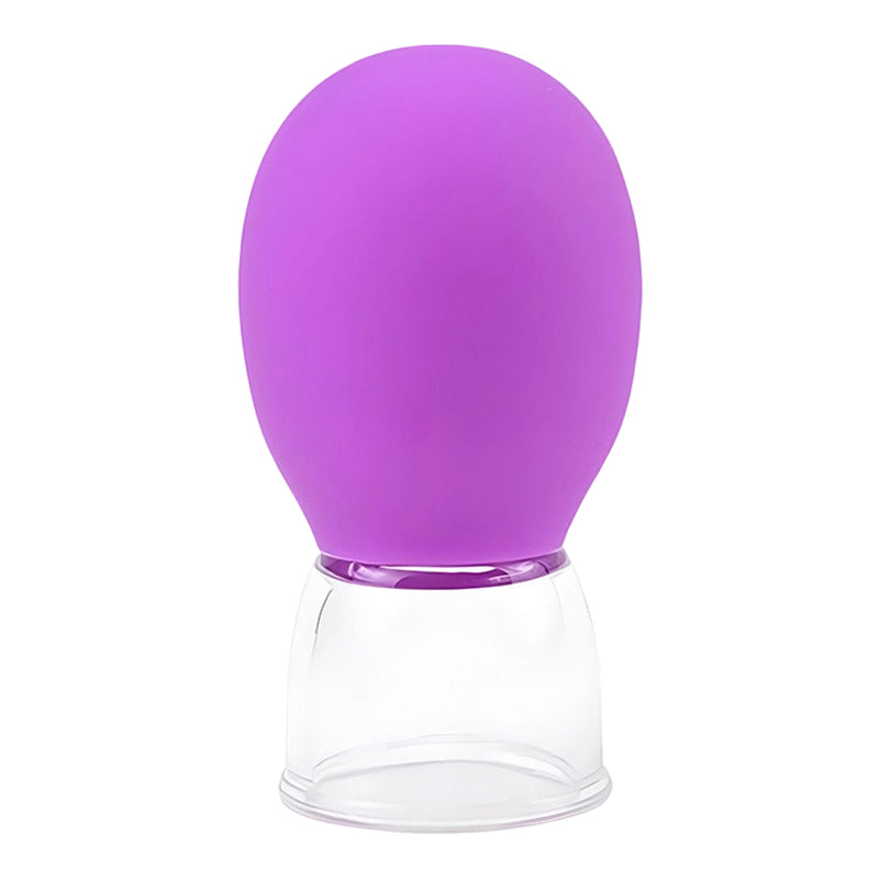 Glazen en siliconen vacuüm-massagecups