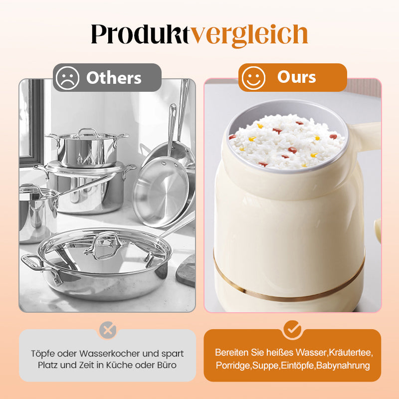 🔈🔈Best verkocht - 50% korting🔥✨Multifunctionele draagbare waterkoker — compact en veilig, perfect voor Nederlandse keukens! 🍵