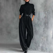 🔥Gratis verzending✈️Elegante Damesset: Coltrui Top & Hoge Taille Broek