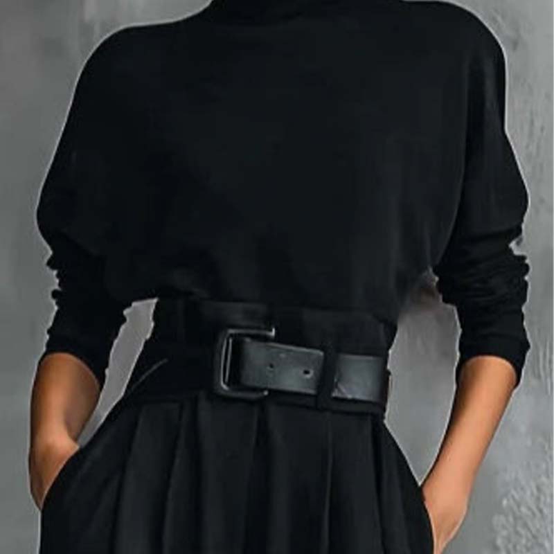 🔥Gratis verzending✈️Elegante Damesset: Coltrui Top & Hoge Taille Broek