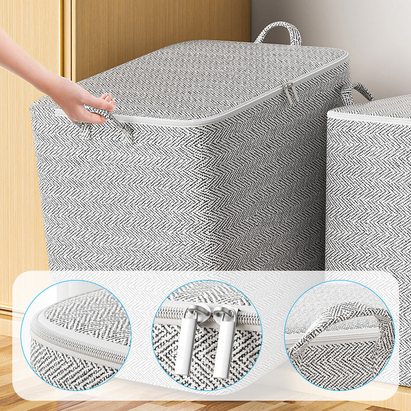 🎉Nieuwjaars Cadeau 50% KORTING!🧺Extra Grote Opbergtas (110-220L): Duurzaam Non-Woven – Ruim Voor Dekbedden, Kleding & Meer!