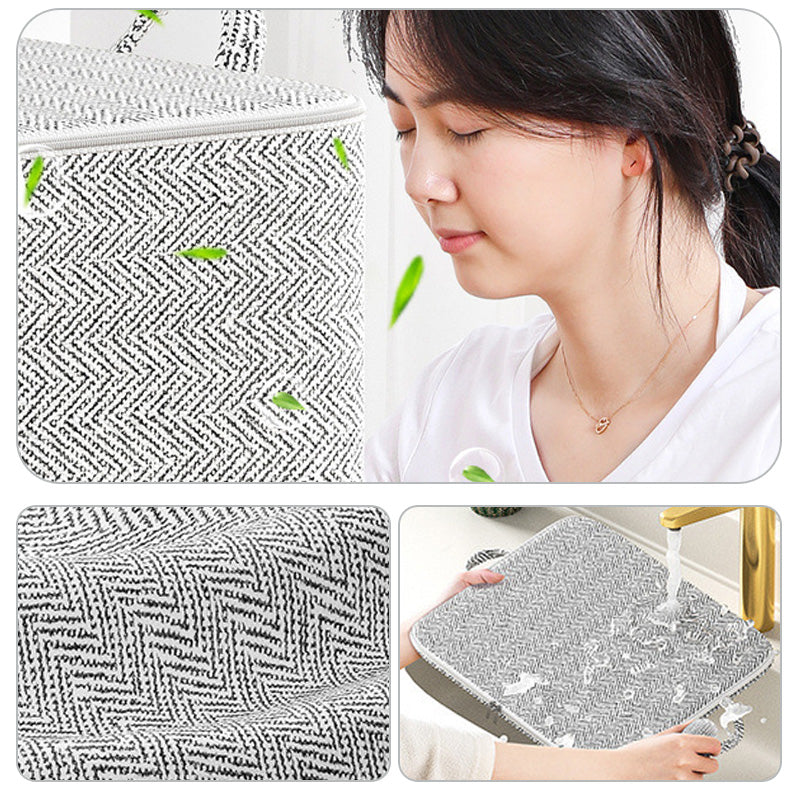 🎉Nieuwjaars Cadeau 50% KORTING!🧺Extra Grote Opbergtas (110-220L): Duurzaam Non-Woven – Ruim Voor Dekbedden, Kleding & Meer!