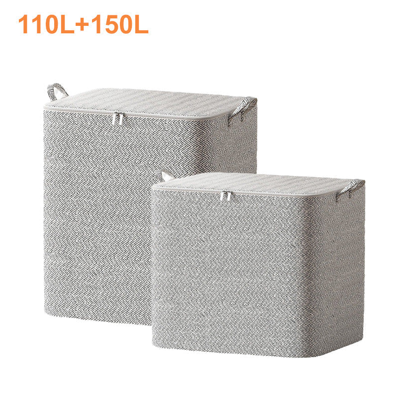 🎉Nieuwjaars Cadeau 50% KORTING!🧺Extra Grote Opbergtas (110-220L): Duurzaam Non-Woven – Ruim Voor Dekbedden, Kleding & Meer!