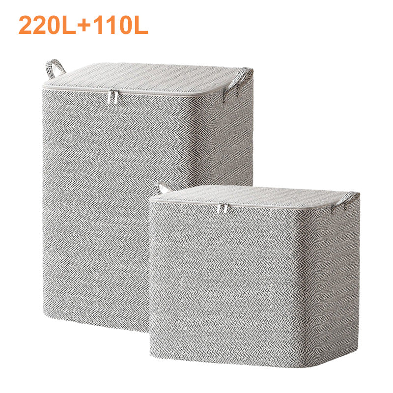 🎉Nieuwjaars Cadeau 50% KORTING!🧺Extra Grote Opbergtas (110-220L): Duurzaam Non-Woven – Ruim Voor Dekbedden, Kleding & Meer!