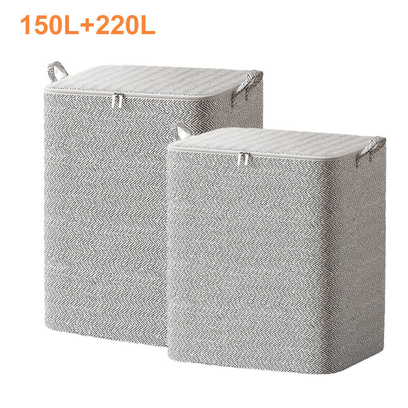 🎉Nieuwjaars Cadeau 50% KORTING!🧺Extra Grote Opbergtas (110-220L): Duurzaam Non-Woven – Ruim Voor Dekbedden, Kleding & Meer!