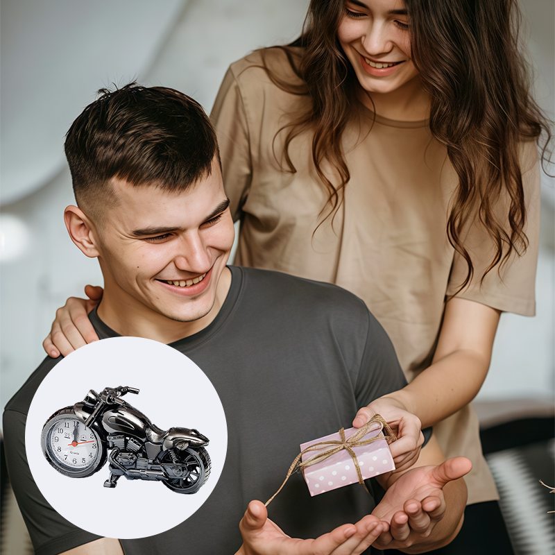 🔥 50% KORTING – Creatieve motorfietswekker! Uniek ontwerp, perfect cadeau 🏍️⏰