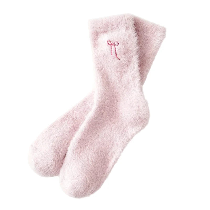 Schattige en warme pluche sokken voor dames