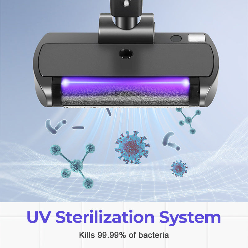 Natte en droge stofzuiger Zelfreinigend Draadloos Vloerreinigingsapparaat Lichte dweil voor harde vloeren Dierenharen Etensresten Volledige reiniging zonder uitslag