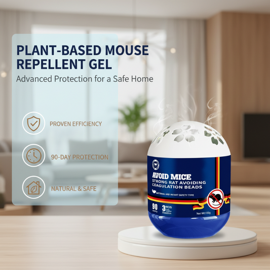 Plantaardige Gel Om Muizen Binnenshuis Te Verjagen – Veilig Voor Mens & Huisdier🔥Nu: 2 betalen, 1 gratis!