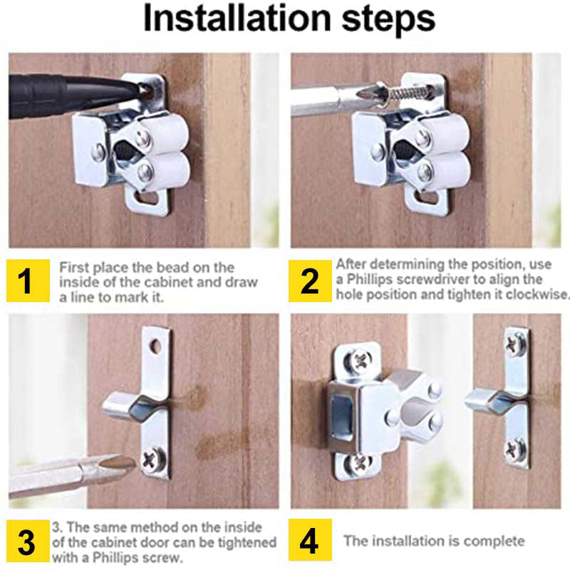 🔥 50% KORTING! Roestvrijstalen Drukknopen voor Kastdeuren – Sterk, Duurzaam & Eenvoudig te Installeren 🎁