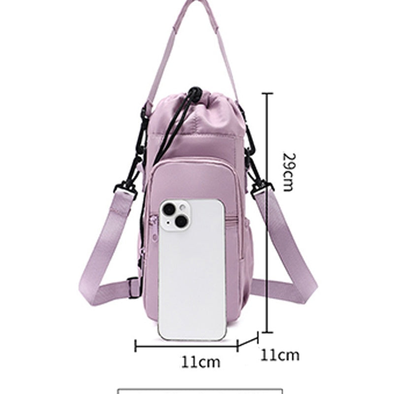 🌊 Exclusieve Korting -50%! 🎒 Waterfles Tas Met Telefoonzak – Perfect voor Outdoor & Dagelijks Gebruik 🌲 | Isolerend, Veel Opgruimte & Dubbele Banden ✨