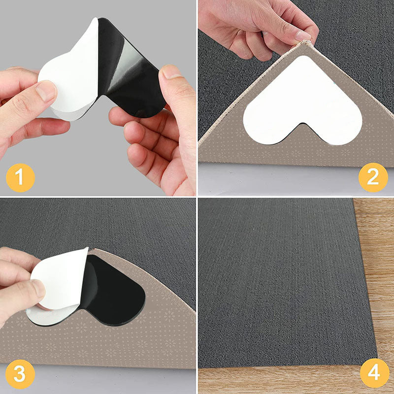 ❤️ Exclusieve Korting -50%! 🛡️ Hartvormige Herbruikbare Vloerkleden Vastmakers – Perfect voor Huis 🏡 | Sterke Vastheid, Geen Residu & Ultradun!