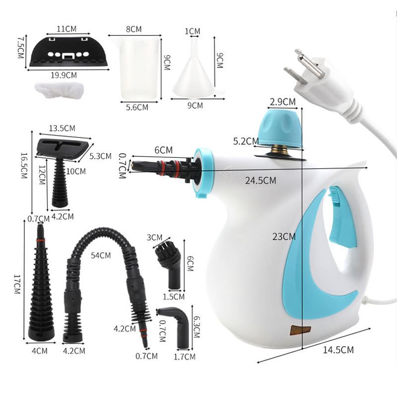 ⏳LAATSTE DAG UITVERKOOP 50% KORTING!!🔥Drukhandbediende multifunctionele natuurlijke stoomreiniger met 12 stuks accessoire