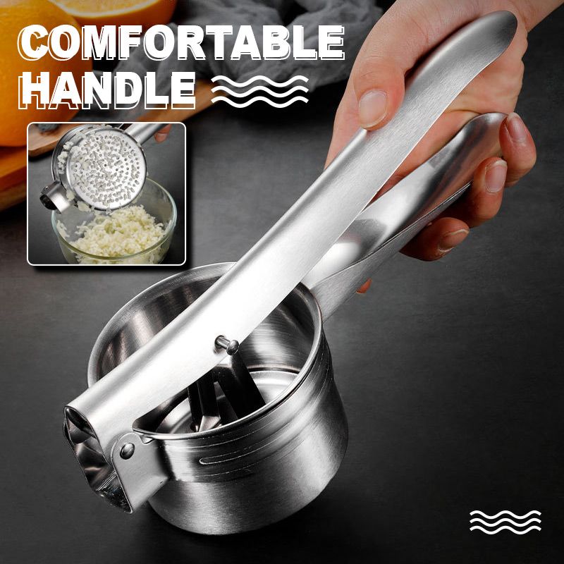 AEX Multifunctionele roestvrijstalen aardappel-, sap- en voedselpers