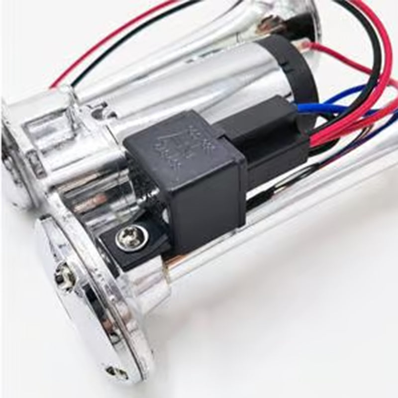🎉Nieuwjaars Cadeau 50% KORTING!📢150dB Pneumatische Claxon (12V/24V Universeel) – Treinachtig Geluid Voor Vrachtwagens/Auto’s: Eenvoudig Te Installeren!