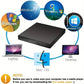 Extern CD/DVD-drive behuizing met USB 3.0 & RGB-verlichting – Multifunctioneel & Draadloos netjes! 💻✨