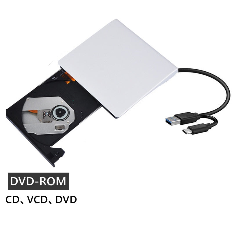 Extern CD/DVD-drive behuizing met USB 3.0 & RGB-verlichting – Multifunctioneel & Draadloos netjes! 💻✨
