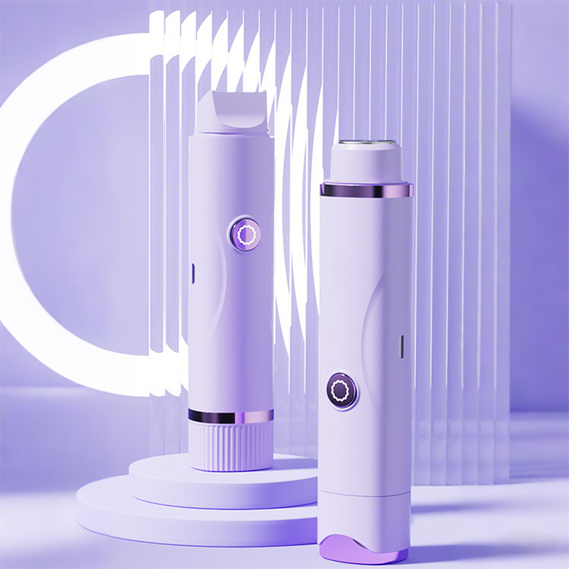 🪒 50% KORTING! 💜 Elektrische lichaamshaartrimmer met dubbele kop – waterdicht, hypoallergeen en perfect voor de gevoelige huid! 🚿✨