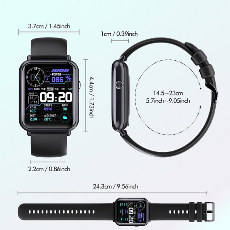 ⌚ 60% KORTING! Smartwatch voor dames en heren – Belen en gebeld worden, meer dan 100 sportmodi, slaaptracker en IP68 waterdicht! 💪📲