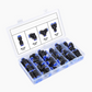 1/4 inch pneumatische slangkoppeling met steekverbinding, set