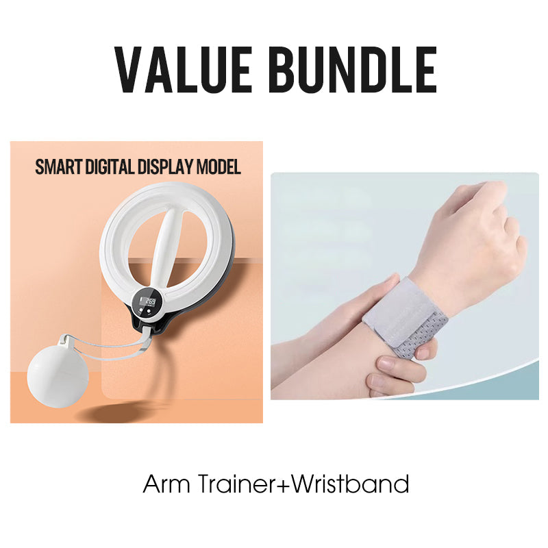 🧘‍♀️360° handaangedreven arm- en onderarmtrainer met slimme teller