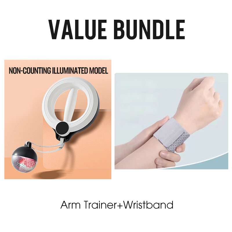 🧘‍♀️360° handaangedreven arm- en onderarmtrainer met slimme teller