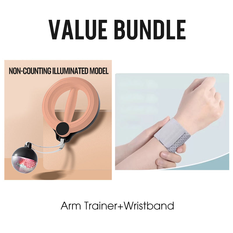 🧘‍♀️360° handaangedreven arm- en onderarmtrainer met slimme teller