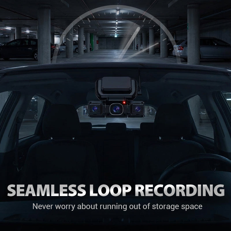 🎉Nieuwjaars Cadeau 50% KORTING!🚗4-Kanaals Dashcam (WiFi + Nachtzicht): Volledige Bewaking Met HD-Opnames & Eenvoudige App-Connectiviteit!