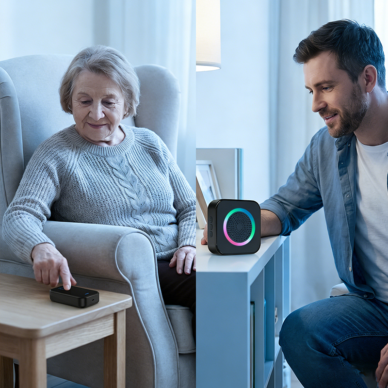 Draadloze Deurbel Met LED-Flitser – Altijd Weten Wie Er Voor De Deur Staat🙌Groot bereik & helder beeld – Voor elk huis, zonder gedoe met bekabeling