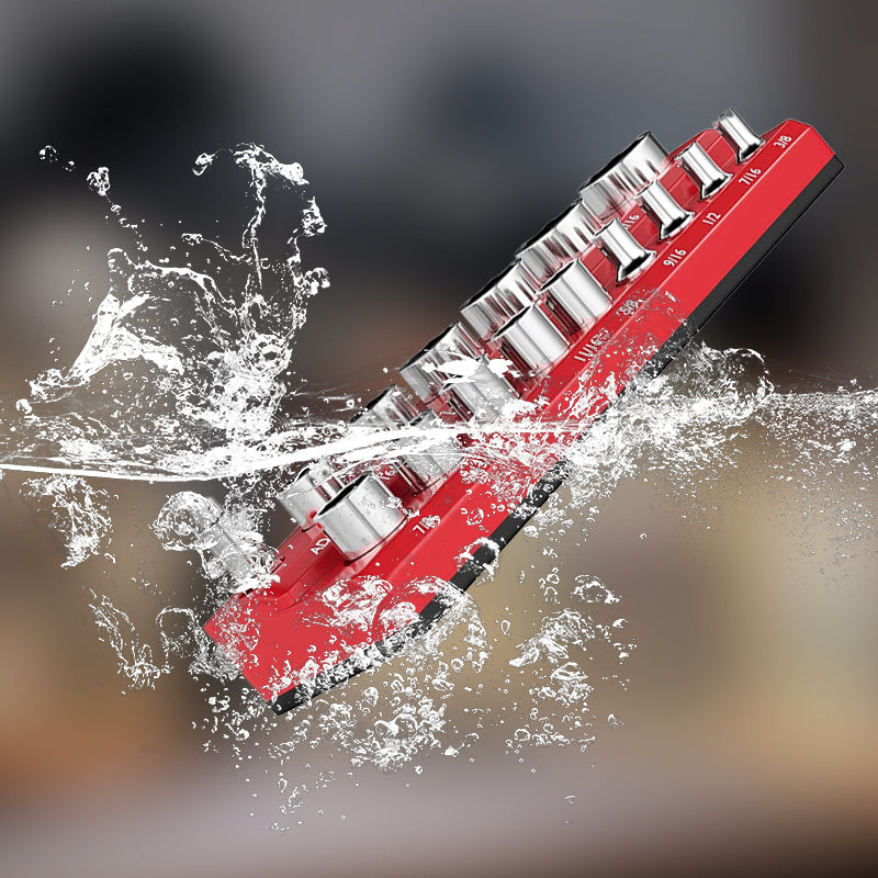 🎉 Tijdelijke aanbieding, 50% korting! 🧰 Magnetische dopsleutelhouder set (kleurgecodeerd): Sterke magnetische bevestiging, ruimtebesparend – verhoog uw werkefficiëntie in elke werkplaats aanzienlijk!