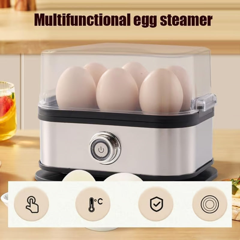 🎉Nieuwjaars Cadeau 50% KORTING!🍳Multifunctionele Stoom Eierkoker (Transparant Deksel): Snel Gelijkmatig Koken + Veilig & Compact – Gezonde Ontbijt In Minuten!