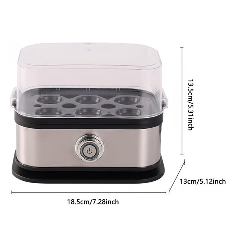 🎉Nieuwjaars Cadeau 50% KORTING!🍳Multifunctionele Stoom Eierkoker (Transparant Deksel): Snel Gelijkmatig Koken + Veilig & Compact – Gezonde Ontbijt In Minuten!