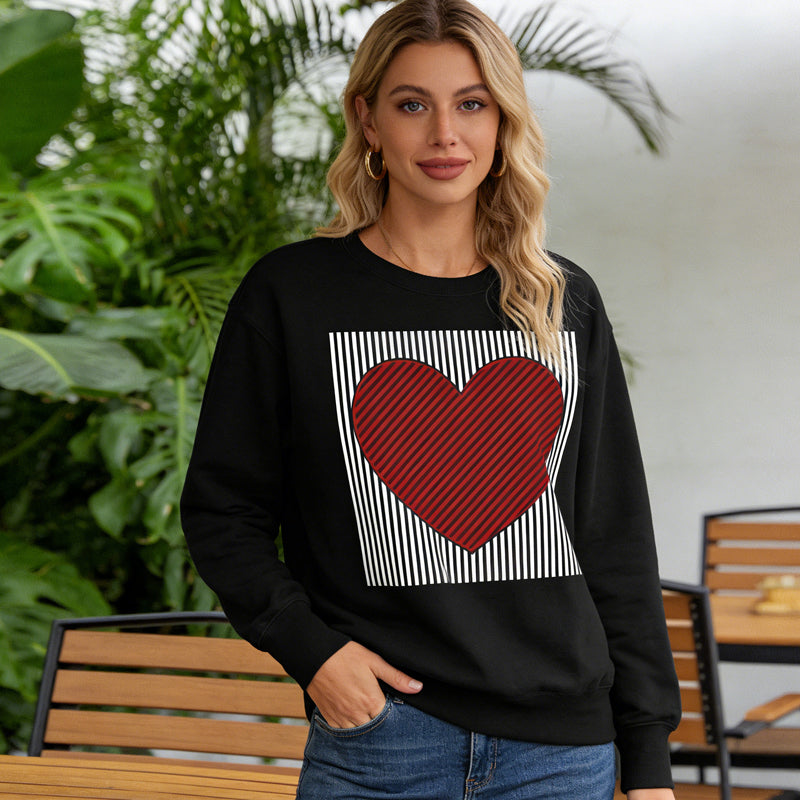 🎨✨ Modieuze Prints & Premium Comfort – nu met introductiekorting! ✨👕 Grafische trui met 3D-snit – Duurzame katoenmix voor alledaagse elegantie!