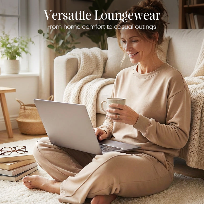 🏡➡️🌆 Eén Set, Eindeloze Mogelijkheden Comfortabele & Modieuze 2-delige Damesset