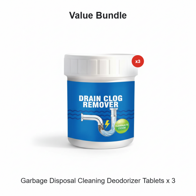 Afvalverwijdering Reinigings- en geurverdrijvende tabletten