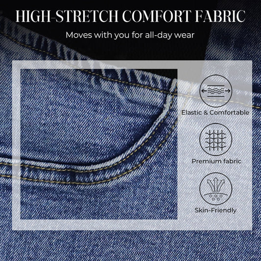 👖Dames high-waist stretch flared denim jeans🚀