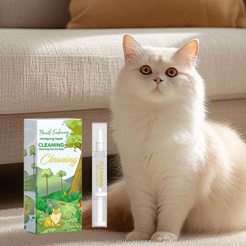 🐶🐱 Nieuwjaarsdeal 🐾 Tandreiniger Stift voor Huisdieren – Frisse Adem & Schone Tanden