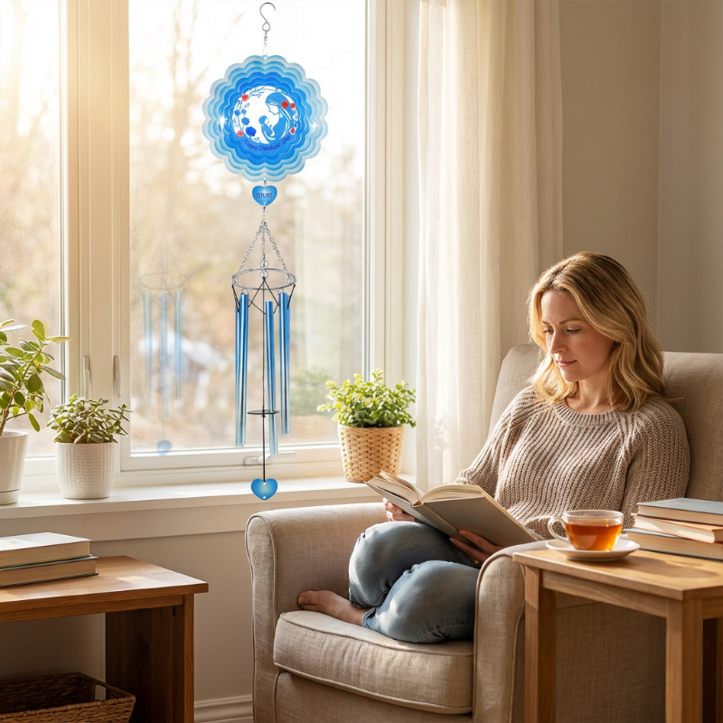 3D Kinetische Spinner – Breng Magie in je Tuin! Perfect als Moederdagcadeau! 🎶🌪️ Nu met Korting!